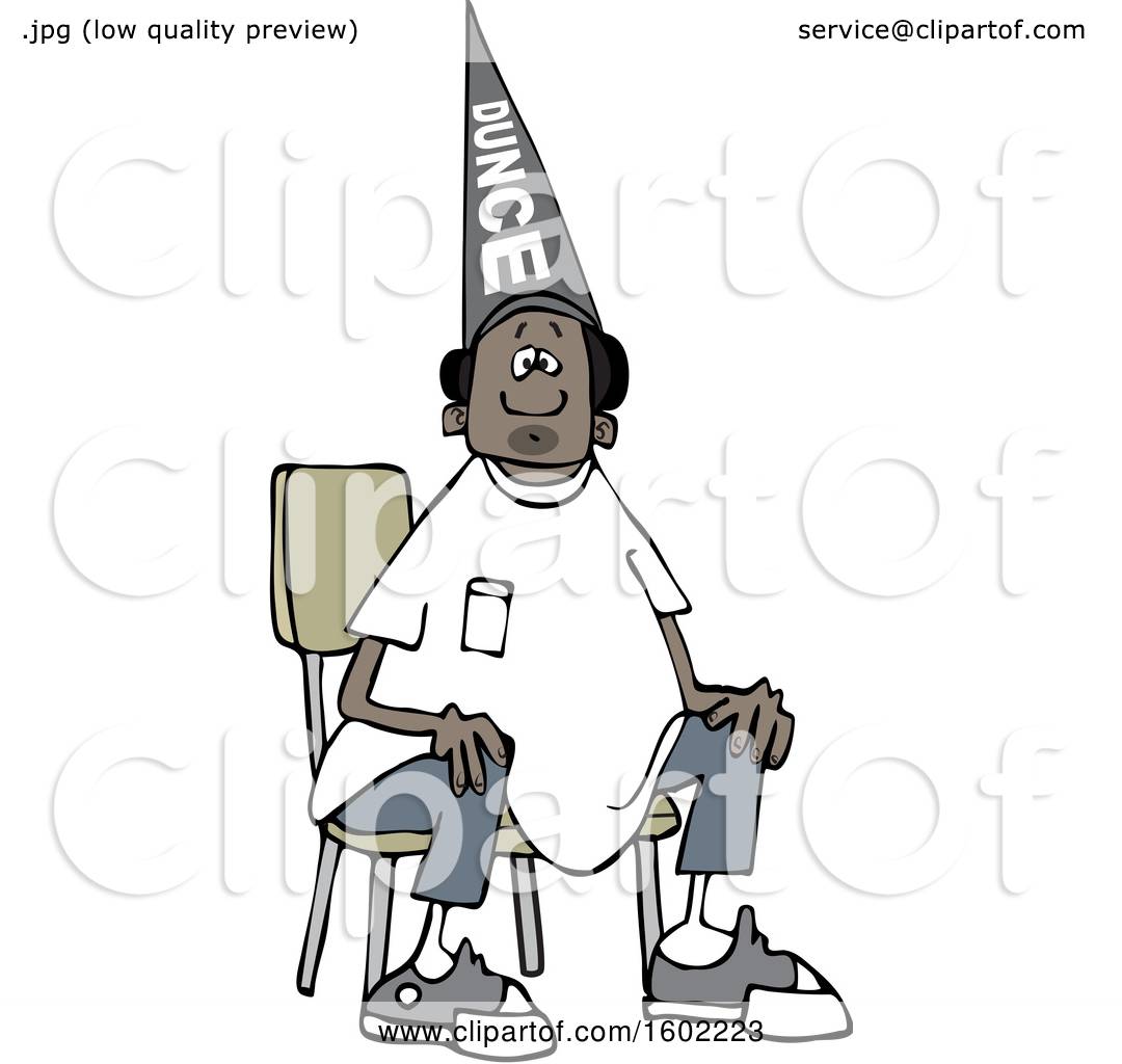 Name:  Clipart-Of-A-Cartoon-Black-Boy-Wearing-A-Dunce-Hat-And-Sitting-In-A-Chair-Royalty-Free-Vector-Il.jpg
Views: 188
Size:  66.5 KB